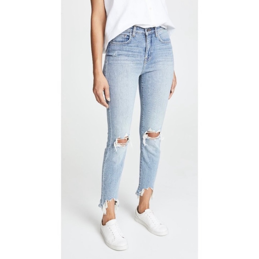 L'AGENCE High Rise Light Blue Jeans